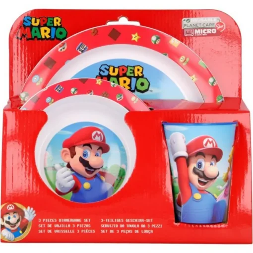Super Mario® Tallerken & Kopp Sett