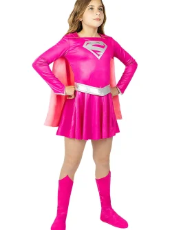 Supergirl® Barnekostyme Rosa