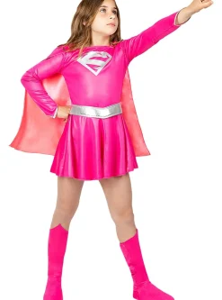 Supergirl® Barnekostyme Rosa