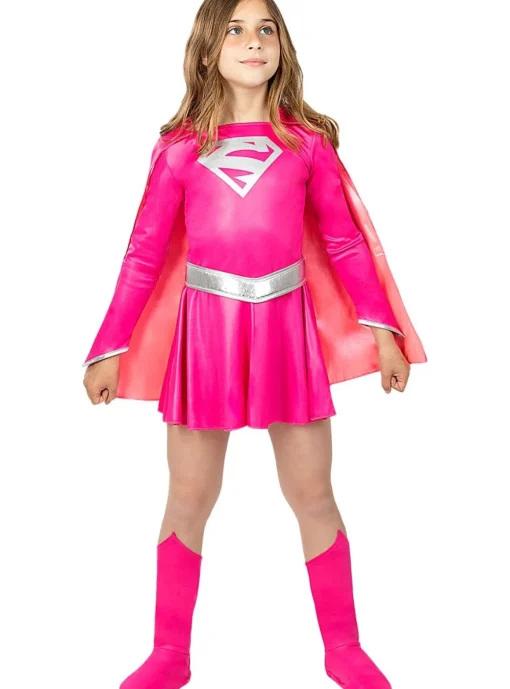 Supergirl® Barnekostyme Rosa