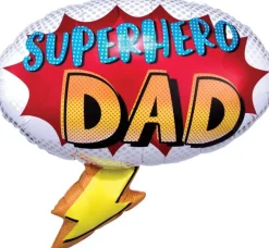 Superhero Dad Folieballong