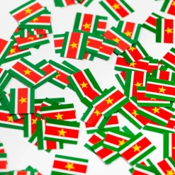 Surinam Flagg Konfetti