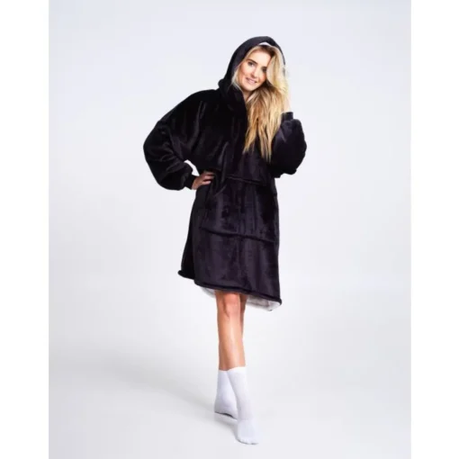 Svart Hoodie