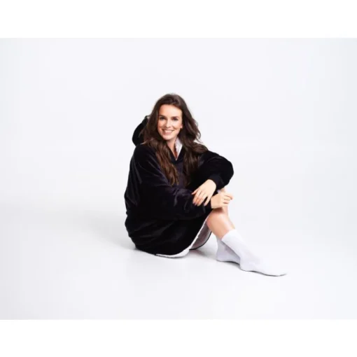 Svart Hoodie