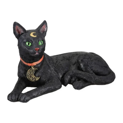 Svart Katt Skulptur