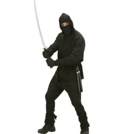 Svart Ninja Kostyme