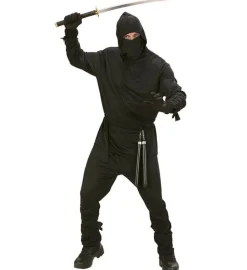 Svart Ninja Kostyme