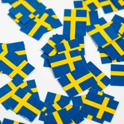 Sverige Flagg Konfetti