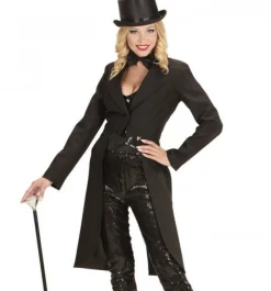 Tailcoat Jakke Dame Svart