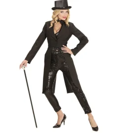 Tailcoat Jakke Dame Svart