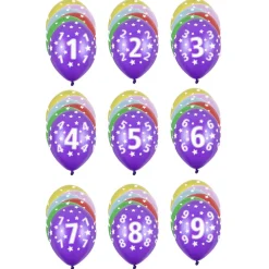 Tall Ballonger Ulike Farger