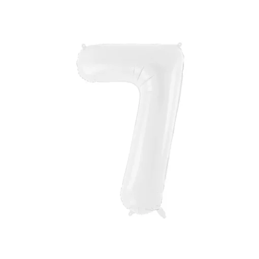 Tall Folieballonger Hvit