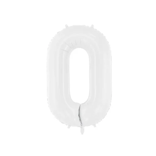 Tall Folieballonger Hvit