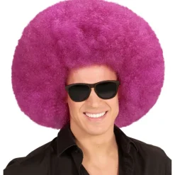 70-talls Afro Parykk Lilla