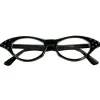 50-talls Cateye Briller Svart