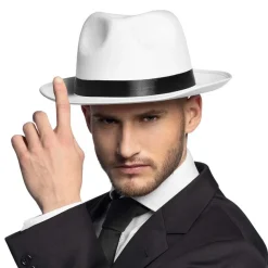 1920-talls Fedora Hvit