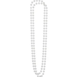 1920-talls Flapper Perlehalskjeder Hvit