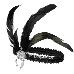 1920-talls Flapper Sett Svart og Hvit