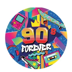 90-talls Forever Plastskål