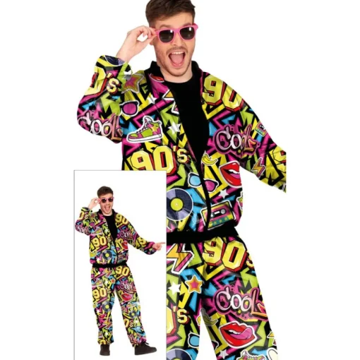 90-talls Graffiti Treningsdress Kostyme
