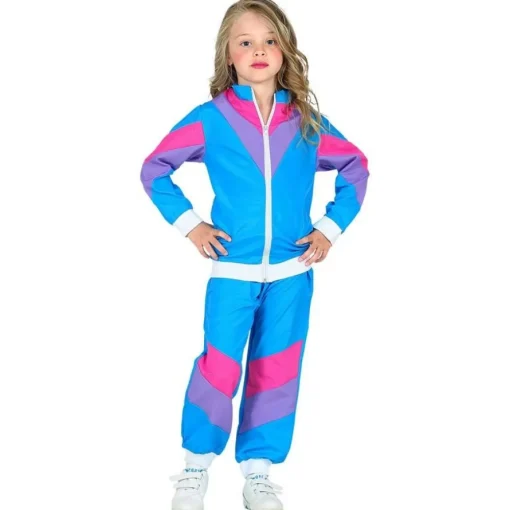 80-talls Grilldress Barnekostyme Blå