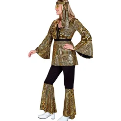 1970-talls Gullstriper Disko Kostyme