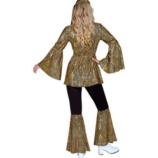 1970-talls Gullstriper Disko Kostyme