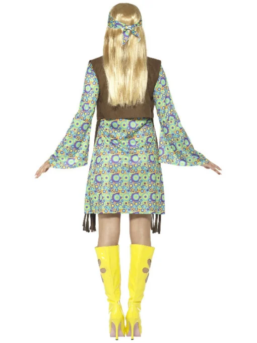 60-talls Hippie Chick Kostyme