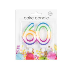 60-talls Kakelys Regnbuefarge