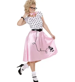 50-talls Kjole Puddel Kostyme