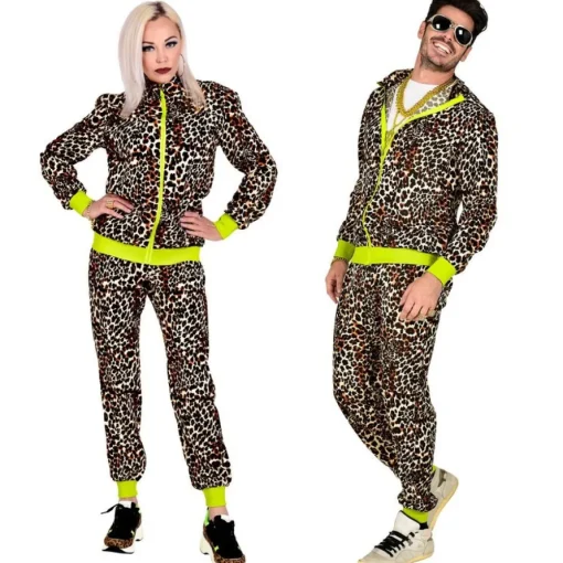 80-talls Leopard Grilldress Kostyme