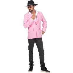 80-talls Party Blazer Jakke Lyserosa