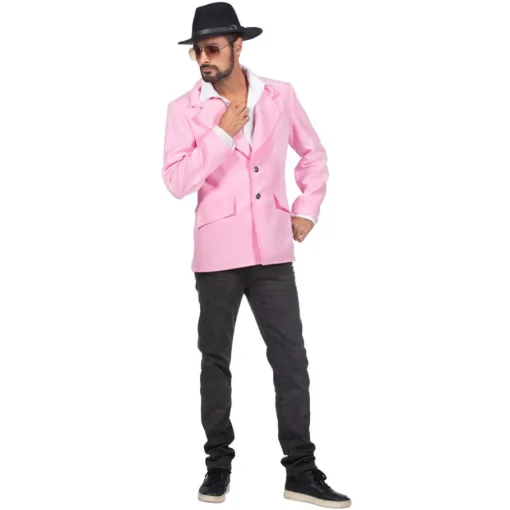 80-talls Party Blazer Jakke Lyserosa