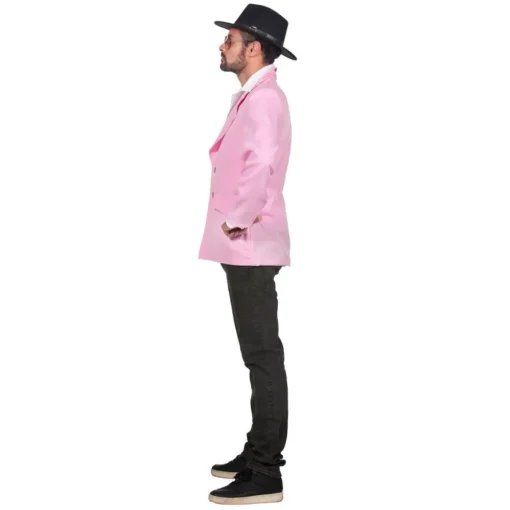 80-talls Party Blazer Jakke Lyserosa