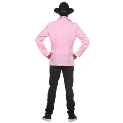 80-talls Party Blazer Jakke Lyserosa