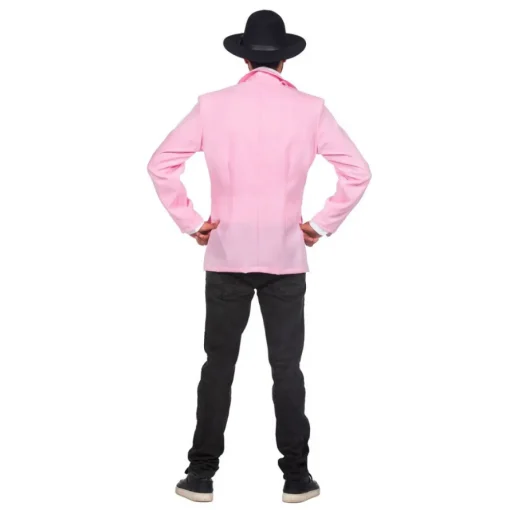 80-talls Party Blazer Jakke Lyserosa