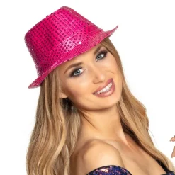 70-talls Popstjerne Hatt Rosa