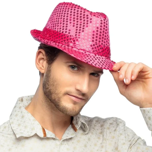 70-talls Popstjerne Hatt Rosa