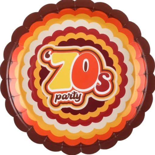 70-talls Retro Papptallerkener