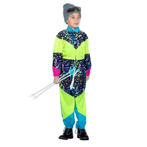 80-talls Retro Skidrakt Barnekostyme
