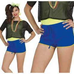 80-talls Shorts Blå