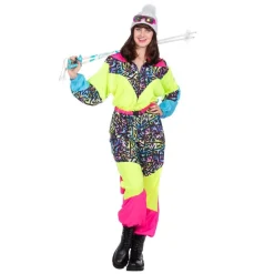 80-talls Skidrakt Neon Kostyme