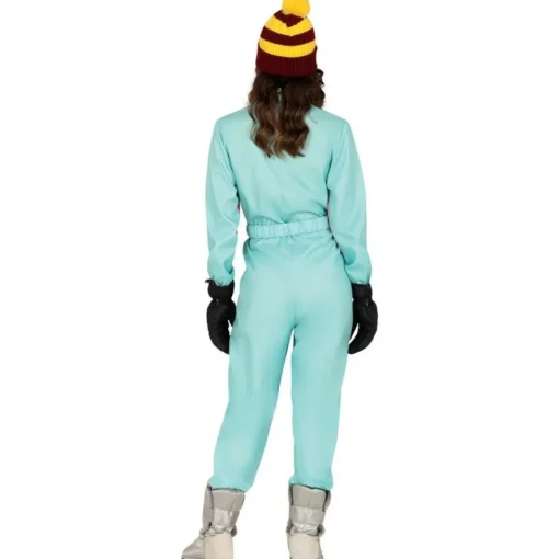 80-talls Skidress Kostyme Blå og Lilla