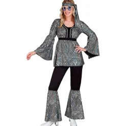 1970-talls Sølvstriper Disko Kostyme