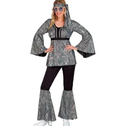 1970-talls Sølvstriper Disko Kostyme