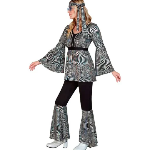 1970-talls Sølvstriper Disko Kostyme