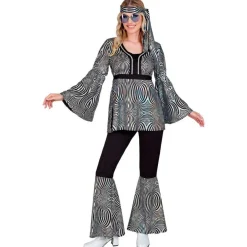 1970-talls Sølvstriper Disko Kostyme