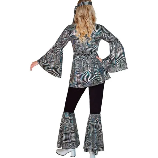 1970-talls Sølvstriper Disko Kostyme