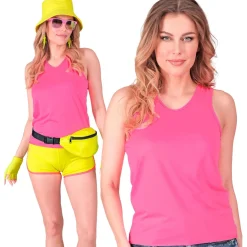 Tanktopp Neonrosa