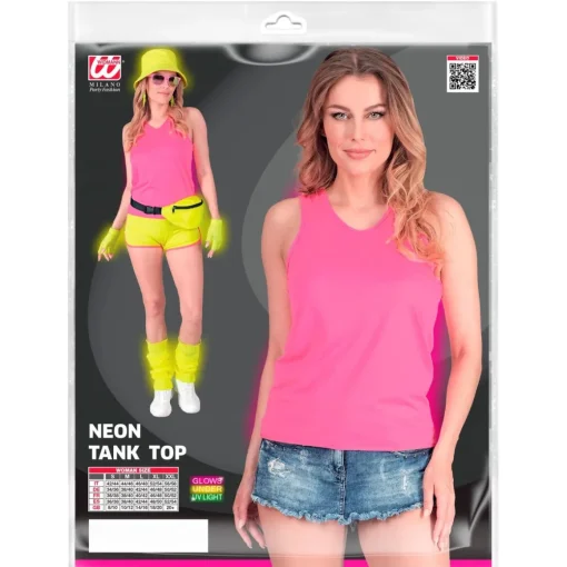 Tanktopp Neonrosa